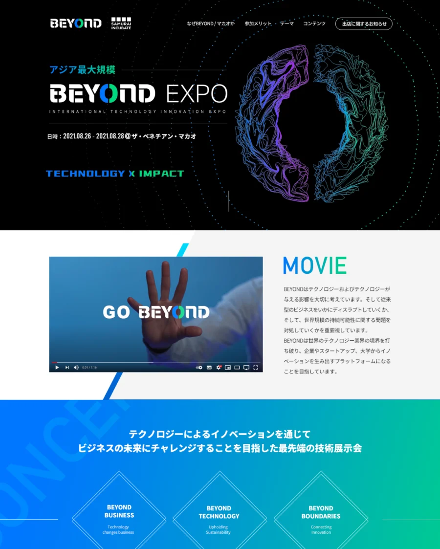 Asia’s Largest Technology Event BEYOND EXPO