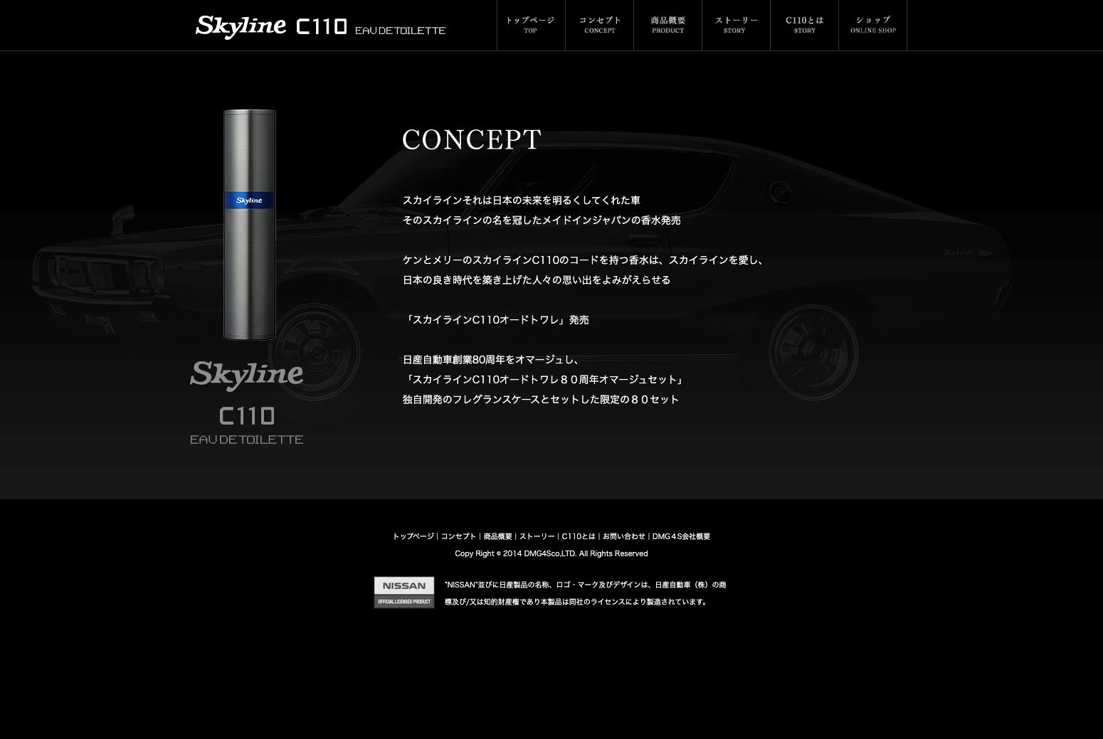Skyline C110 Brand Site